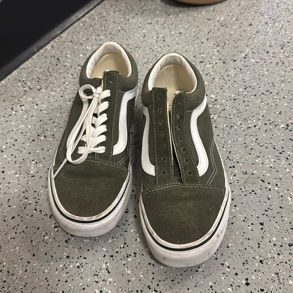 Army green vans